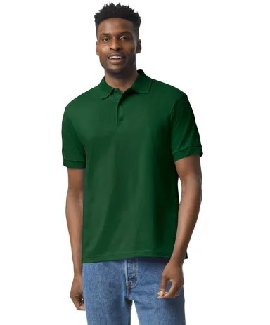 8800 Gildan® Polo Ultra Blend® Sport Shirt in Forest green front view