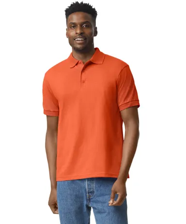 8800 Gildan® Polo Ultra Blend® Sport Shirt in Orange front view