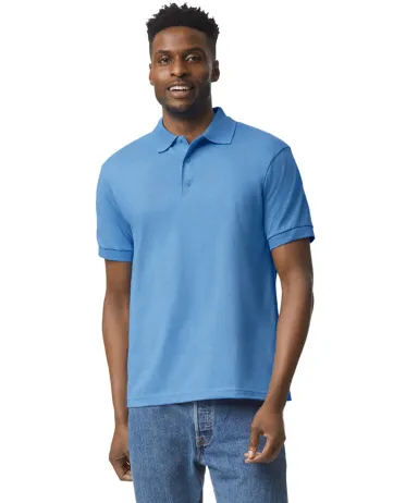 8800 Gildan® Polo Ultra Blend® Sport Shirt in Carolina blue front view