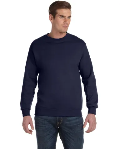 1200 Gildan® DryBlend® Crew Neck Sweatshirt in Navy front view