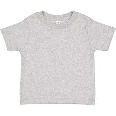 3301T Rabbit Skins Toddler Cotton T-Shirt in Heather front view