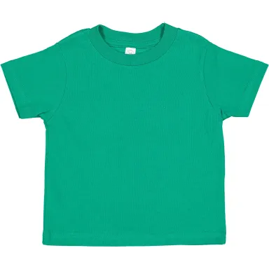 3301T Rabbit Skins Toddler Cotton T-Shirt in Kelly front view