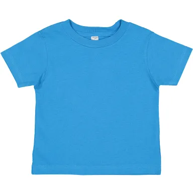 3301T Rabbit Skins Toddler Cotton T-Shirt in Cobalt front view