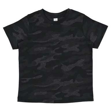 3321 Rabbit Skins Toddler Fine Jersey T-Shirt in Storm camo front view