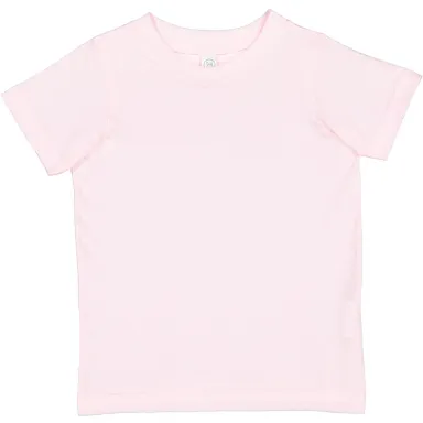 3321 Rabbit Skins Toddler Fine Jersey T-Shirt in Ballerina front view