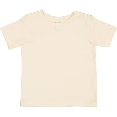 3322 Rabbit Skins Infant Fine Jersey T-Shirt in Natural front view