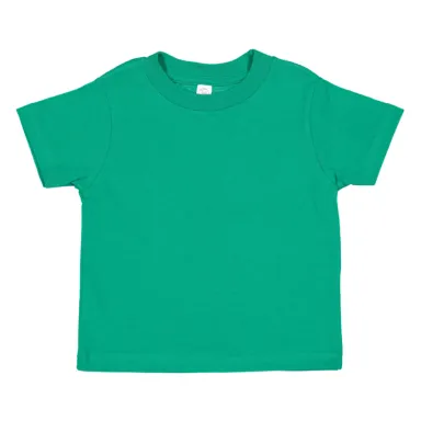 3322 Rabbit Skins Infant Fine Jersey T-Shirt in Kelly front view