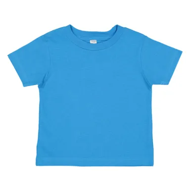3322 Rabbit Skins Infant Fine Jersey T-Shirt in Cobalt front view