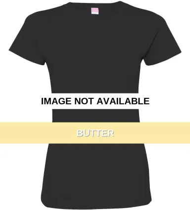 3516 LA T Ladies Longer Length T-Shirt BUTTER front view