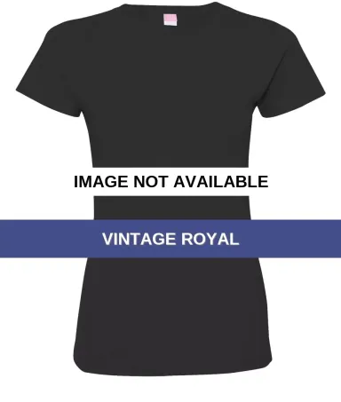 3516 LA T Ladies Longer Length T-Shirt VINTAGE ROYAL front view