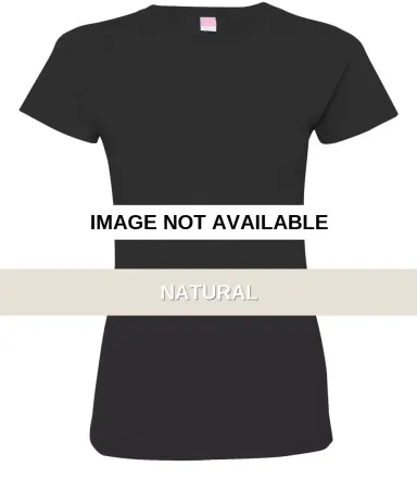 3516 LA T Ladies Longer Length T-Shirt NATURAL front view