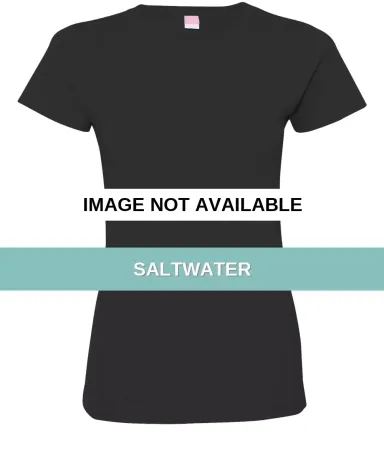 3516 LA T Ladies Longer Length T-Shirt SALTWATER front view