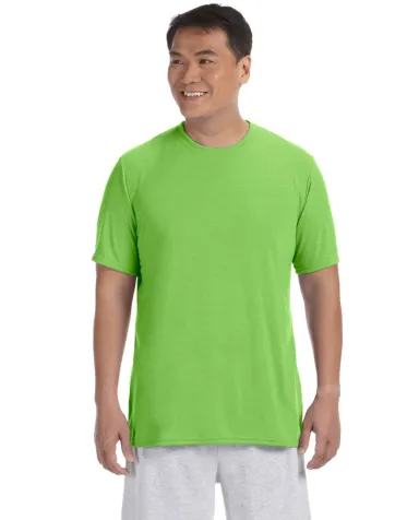 42000 Gildan Adult Core Performance T-Shirt  in Lime front view