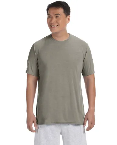 42000 Gildan Adult Core Performance T-Shirt  in Praire dust front view