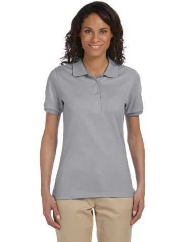 437W Jerzees Ladies' Jersey Polo with SpotShield in Oxford front view