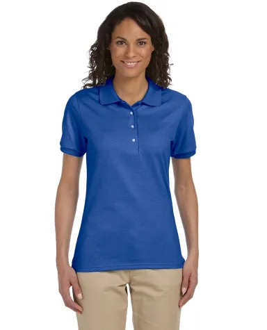 437W Jerzees Ladies' Jersey Polo with SpotShield in Royal front view