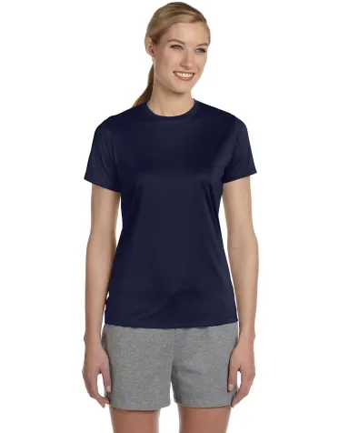 4830 Hanes Ladies' Cool DRI in Navy front view