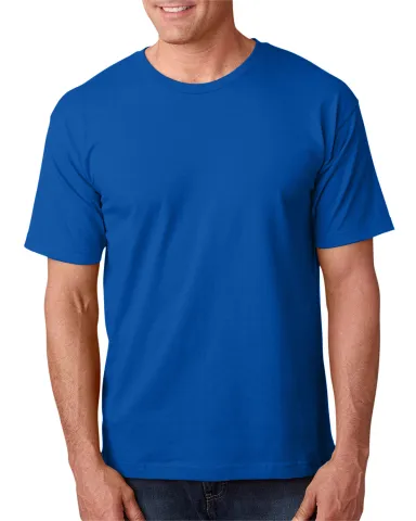 5040 Bayside Adult Short-Sleeve Cotton Tee in Royal front view