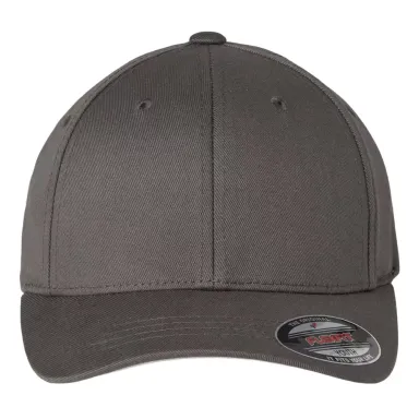 6277Y Flexfit Youth Wooly 6-Panel Cap DARK GREY front view