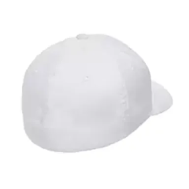 6277Y Flexfit Youth Wooly 6-Panel Cap WHITE front view