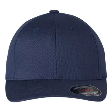 6277Y Flexfit Youth Wooly 6-Panel Cap NAVY front view