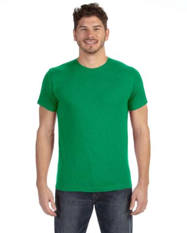 6901 LA T Adult Fine Jersey T-Shirt in Vintage green front view