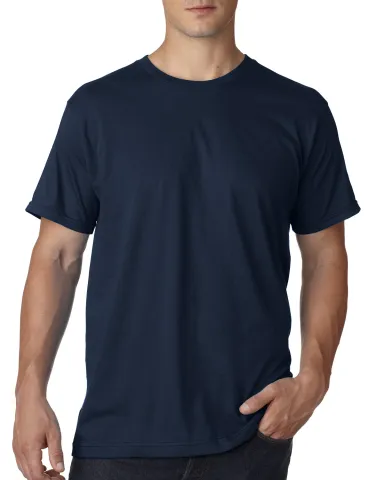B5000 Bayside Adult Jersey Cotton Tee in Dark navy front view