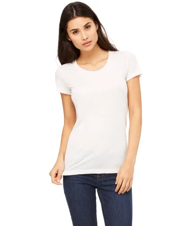 BELLA 8413 Womens Tri-blend T-shirt in Oatmeal triblend front view