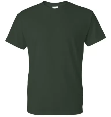 8000 Gildan Adult DryBlend T-Shirt FOREST GREEN front view