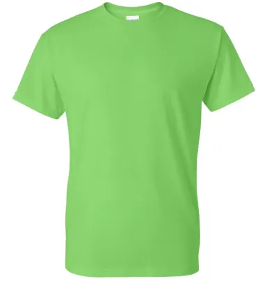 8000 Gildan Adult DryBlend T-Shirt LIME front view