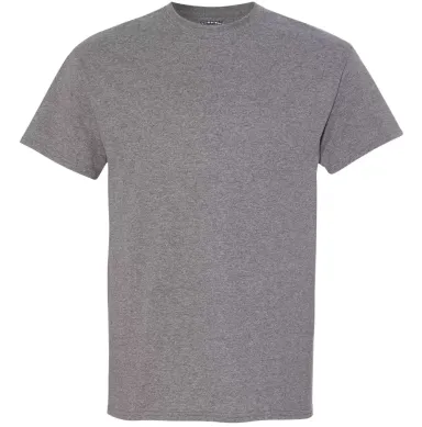 8000 Gildan Adult DryBlend T-Shirt GRAPHITE HEATHER front view