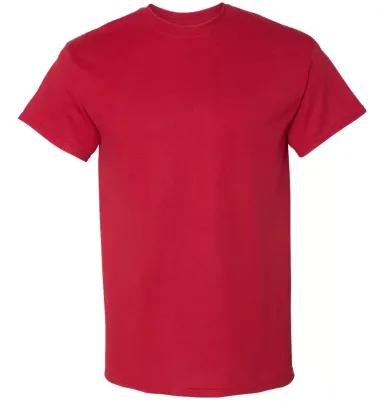 8000 Gildan Adult DryBlend T-Shirt SPRT SCARLET RED front view