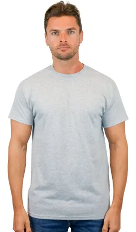 8000 Gildan Adult DryBlend T-Shirt SPORT GREY front view