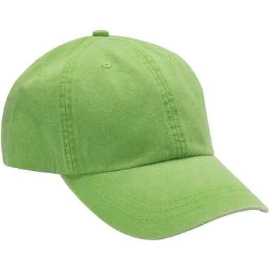 Adams LP101 Twill Optimum Dad Hat in Neon green front view