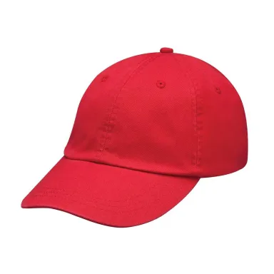 Adams LP104 Twill Optimum II Dad Hat in Red front view
