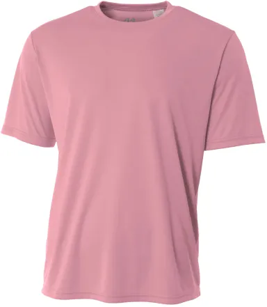 N3142 A4 Adult Cooling Performance Crew in Pink front view