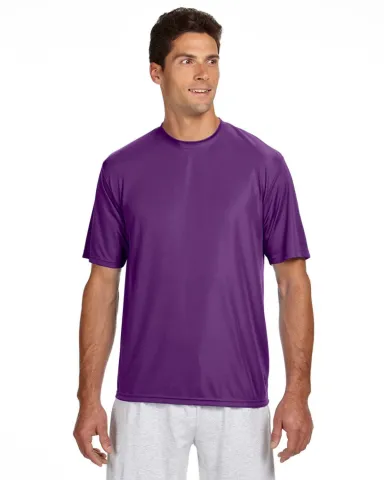N3142 A4 Adult Cooling Performance Crew in Purple front view