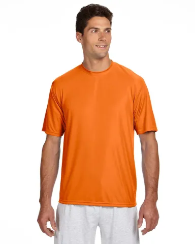 N3142 A4 Adult Cooling Performance Crew in Safety orange front view