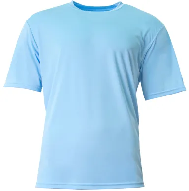N3142 A4 Adult Cooling Performance Crew in Sky blue front view