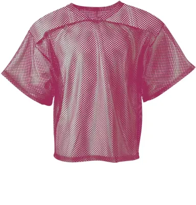 NB4190 A4 Youth All Porthole Practice Jersey CARDINAL front view