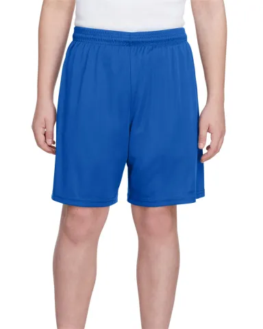 NB5244 A4 Youth Cooling Performance Short in Royal front view