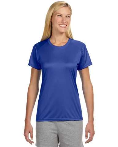 NW3201 A4 Women's Cooling Performance Crew in Royal front view