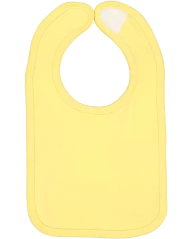 R1005 Rabbit Skins Infant Self-Adhesive Bib in Butter front view