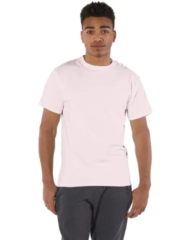 T425 Champion Adult Short-Sleeve T-Shirt T525C in Body blush front view