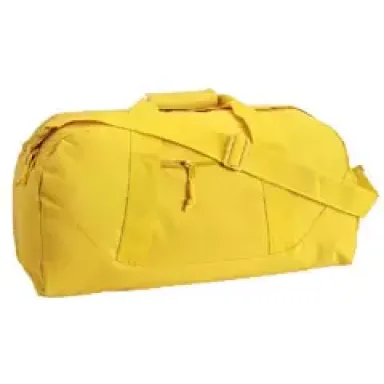 8806 Liberty Bags Large Recycled Polyester Square  BRIGHT YELLOW front view