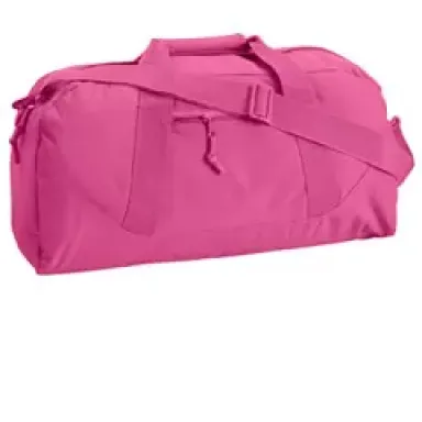 8806 Liberty Bags Large Recycled Polyester Square  HOT PINK front view