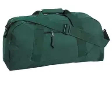 8806 Liberty Bags Large Recycled Polyester Square  FOREST GREEN front view