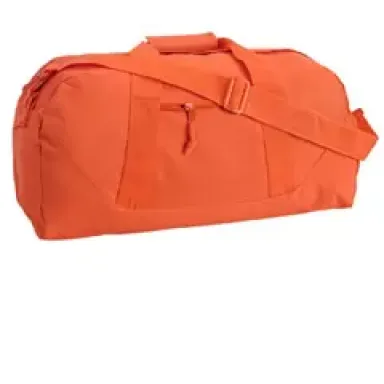8806 Liberty Bags Large Recycled Polyester Square  ORANGE front view