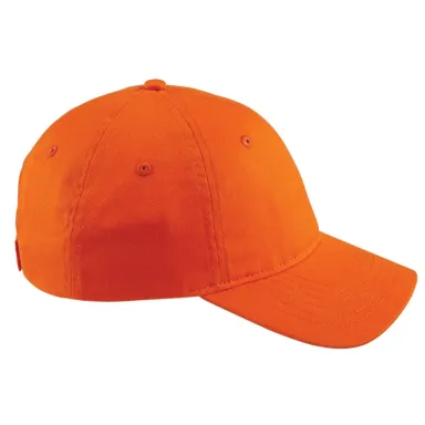 Big Accessories BX880 6-Panel Unstructured Hat in Team orange front view