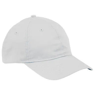 Big Accessories BX880 6-Panel Unstructured Hat in White front view